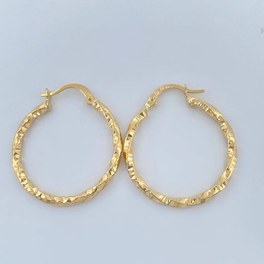 Candongas Yudi 1.85gr / 1 in / Oro Amarillo 18K %