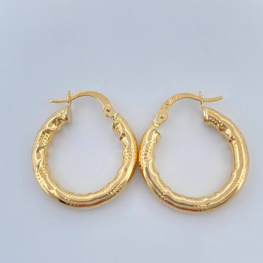 Candongas Rox 2.25gr / 1 in / Oro Amarillo 18K $