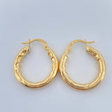 Candongas Rox 2.25gr / 1 in / Oro Amarillo 18K $