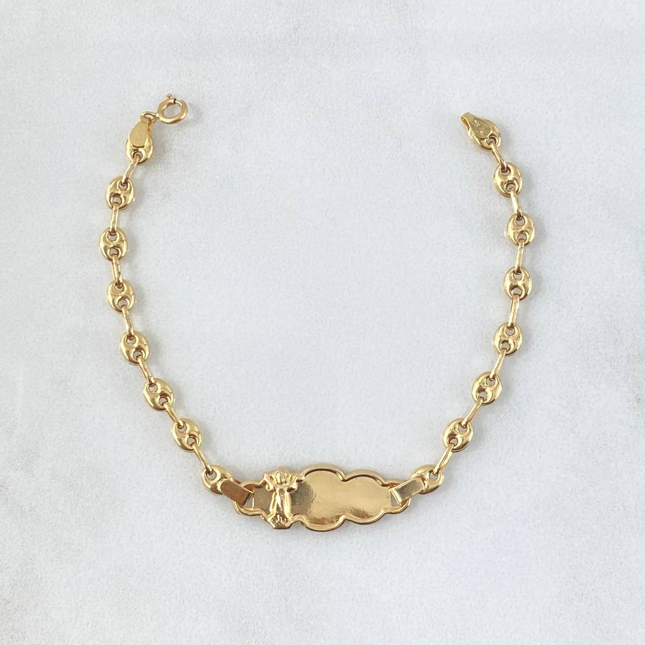 Bracelet Baby GC Cloud Divine Edged Boy 2.2gr / 3.2cm-14cm / 18K Yellow Gold