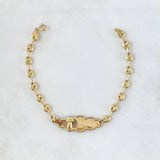 Bracelet Baby GC Cloud Divine Edged Boy 2.2gr / 3.2cm-14cm / 18K Yellow Gold