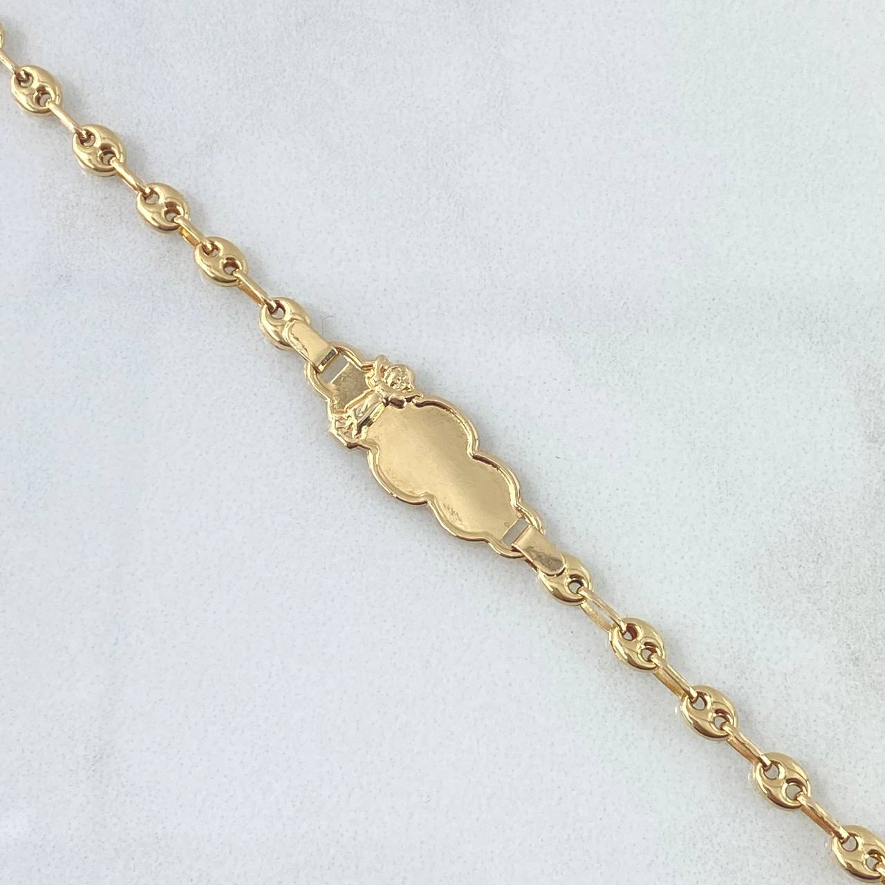 Bracelet Baby GC Cloud Divine Edged Boy 2.2gr / 3.2cm-14cm / 18K Yellow Gold