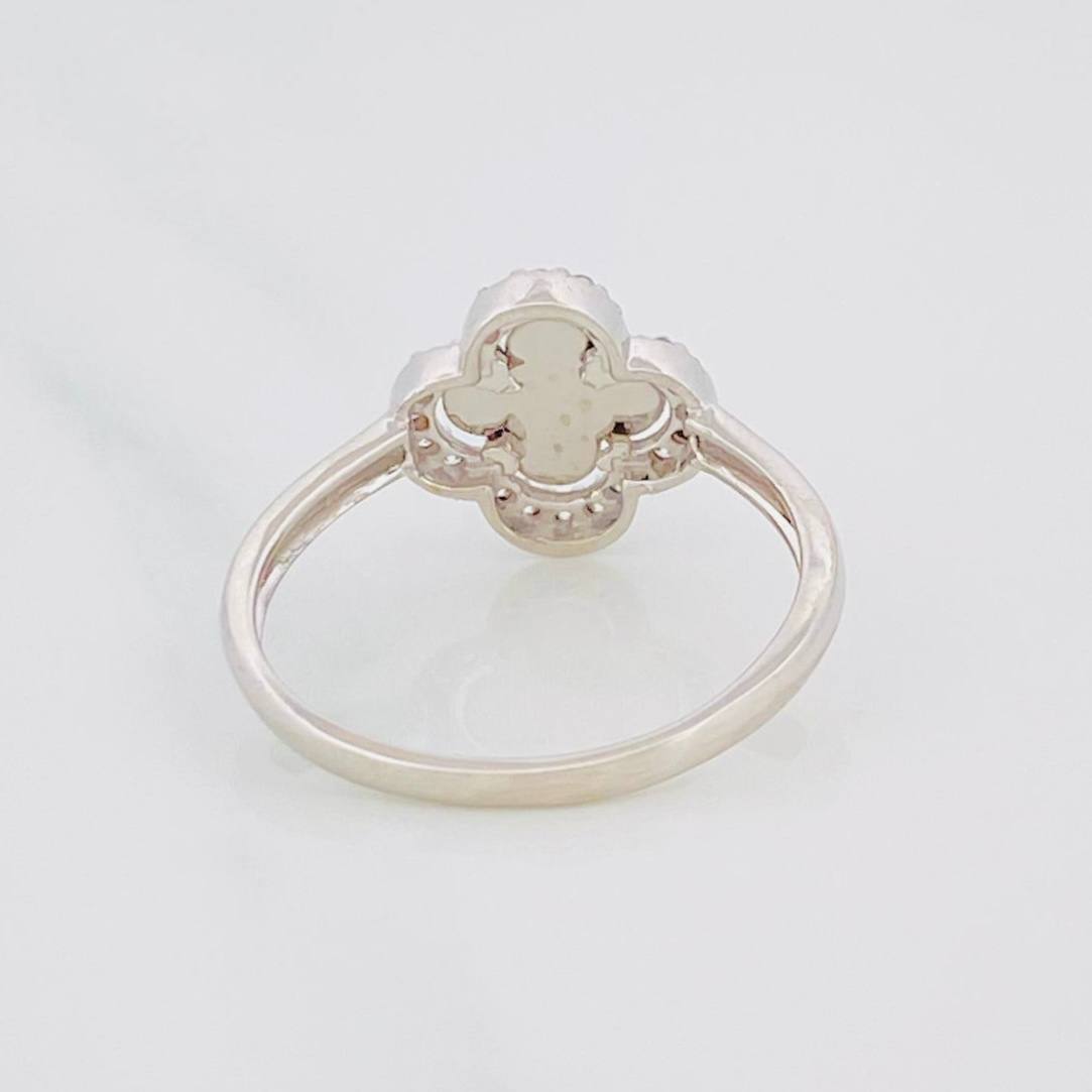 Clover Ring 2g / T6 1/2 White Gold 18K