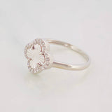 Clover Ring 2g / T6 1/2 White Gold 18K