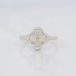 Clover Ring 2g / T6 1/2 White Gold 18K