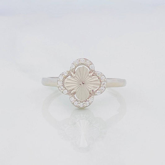 Clover Ring 2g / T6 1/2 White Gold 18K