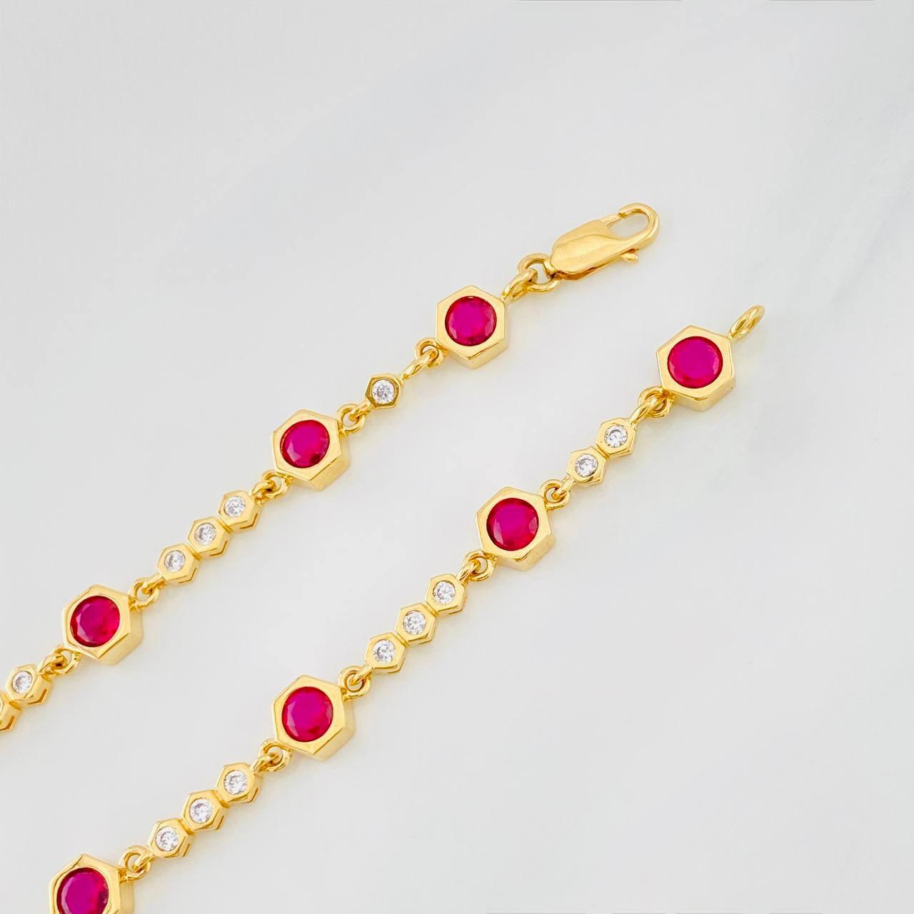 Pulso Halo 8.85g / 6 3/4 in / 6mm Oro Amarillo 18K