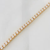 Tennis Bracelet 9.35g / 6 3/4 in / 1.9mm Yellow Gold 18K