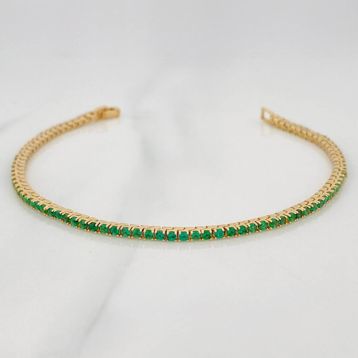 Tennis Bracelet 7.6g / 7 in / 1.9mm Yellow Gold 18K