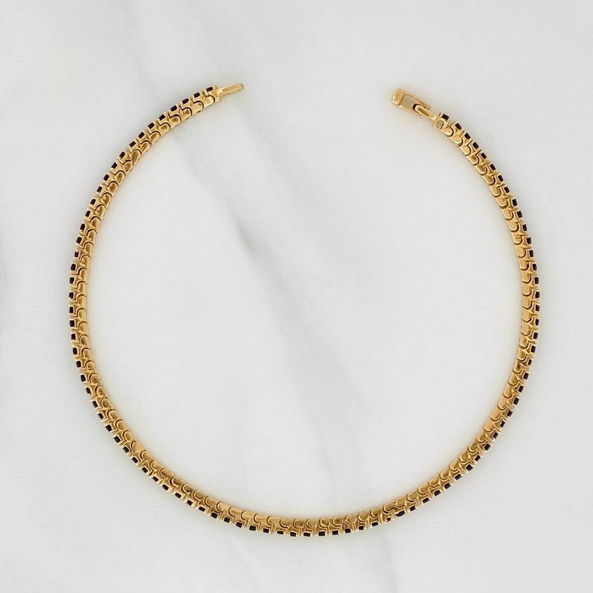 Tennis Bracelet 7.85g / 7 3/4 in / 1.9mm Yellow Gold 18K