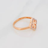 Clover Ring 2.15g / T6 1/4 Two-Tone White Rose Gold 18K