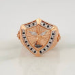 Anillo San Miguel Arcangel 9.45g / T9 1/4 Tres Oros 18K