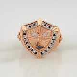 Anillo San Miguel Arcangel 9.45g / T9 1/4 Tres Oros 18K