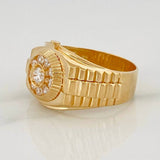 Anillo Halo 7.05g / T10 3/4 Oro Amarillo 18K