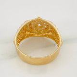 Anillo Halo 7.05g / T10 3/4 Oro Amarillo 18K