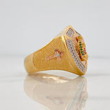 Anillo Virgen de Guadalupe 9.7g / T9 3/4 Tres Oros 18K
