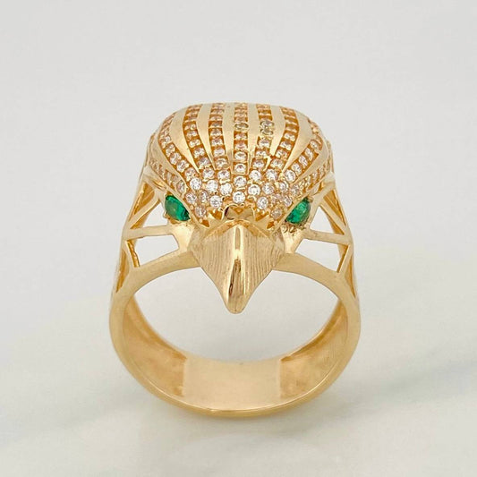 Eagle Ring 9.45g / T9 3/4 Yellow Gold 18K