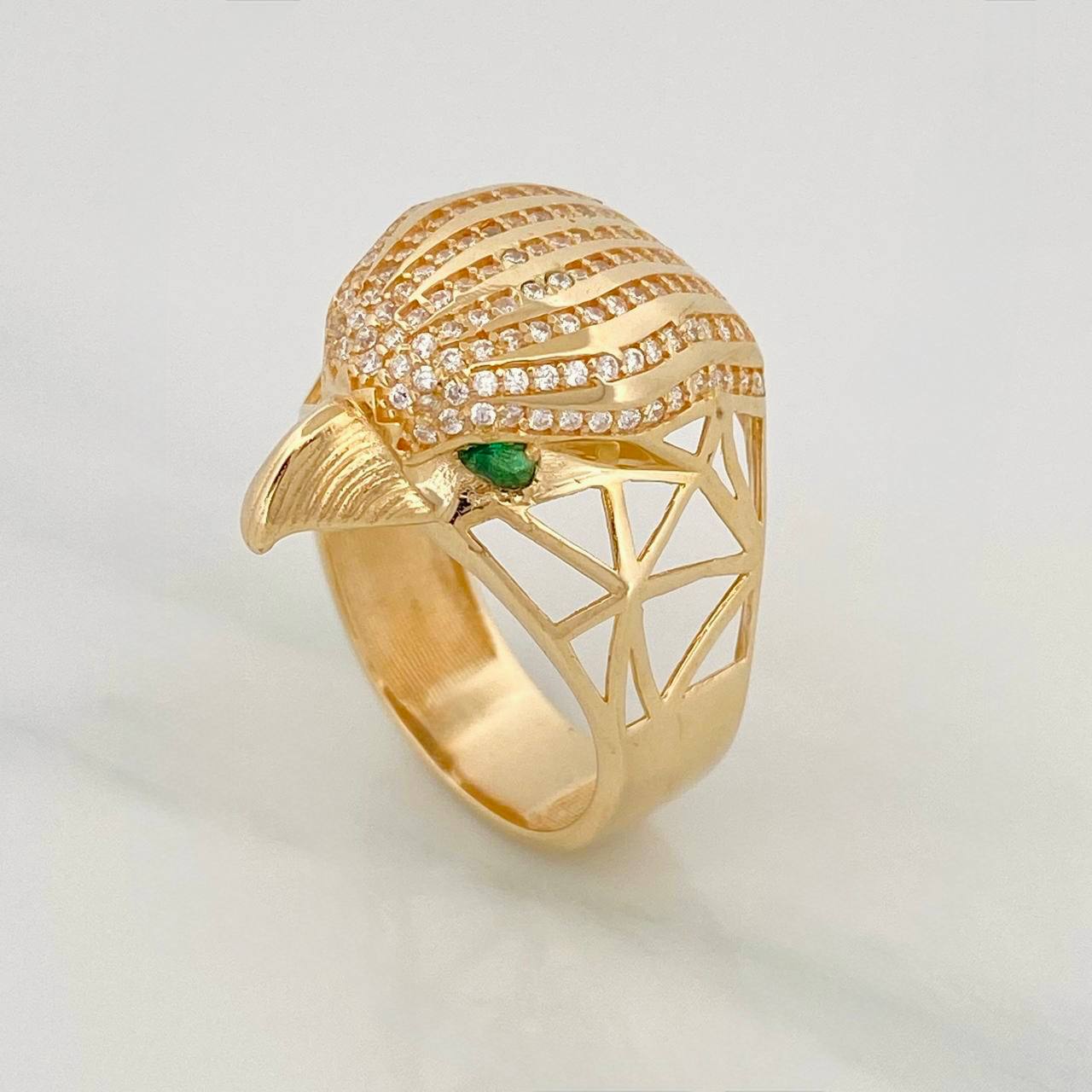 Anillo Aguila 9.45g / T9 3/4 Oro Amarillo 18K