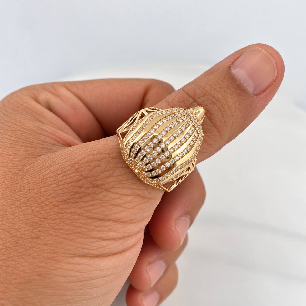Anillo Aguila 9.45g / T9 3/4 Oro Amarillo 18K