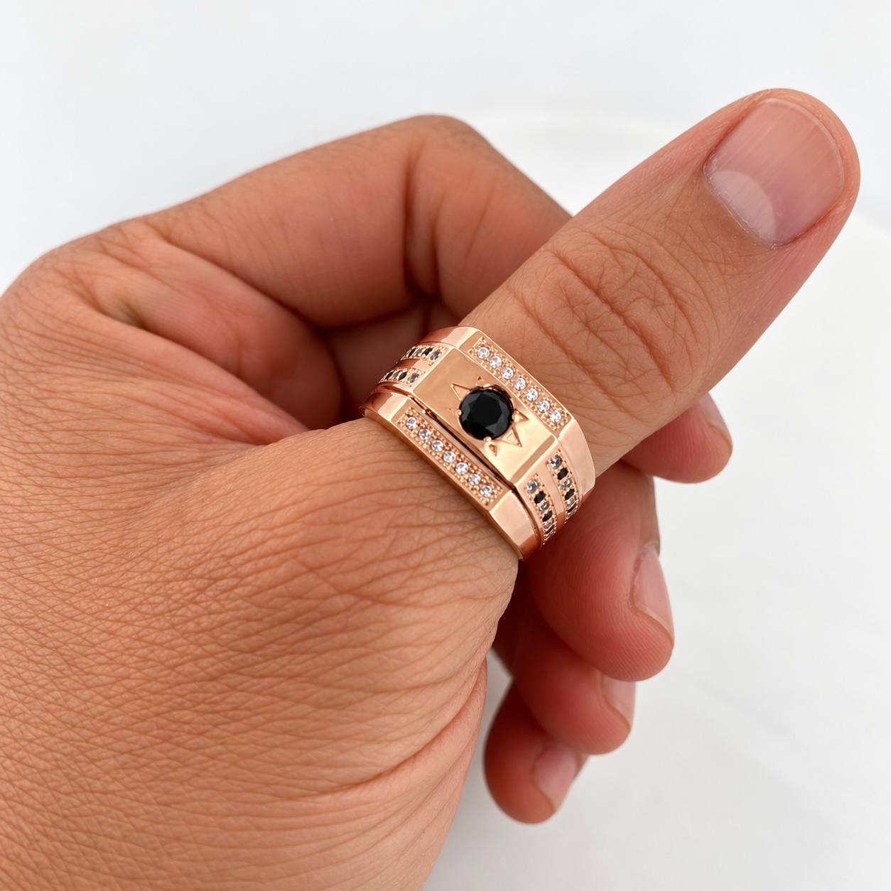 Halo Ring 5.7g / T9 1/4 Rose Gold 18K