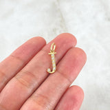 Pendant Letter J Silhouette 0.65gr / 1.8cm / 18K Gold ©