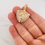 Dije Placa Caballo 6.3g / 1 1/4 in Tres Oros 18K