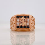 Signet Ring Weight 8.8g / T10 1/2 Rose Gold 18K