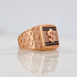 Signet Ring Weight 8.8g / T10 1/2 Rose Gold 18K