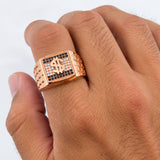 Signet Ring Weight 8.8g / T10 1/2 Rose Gold 18K