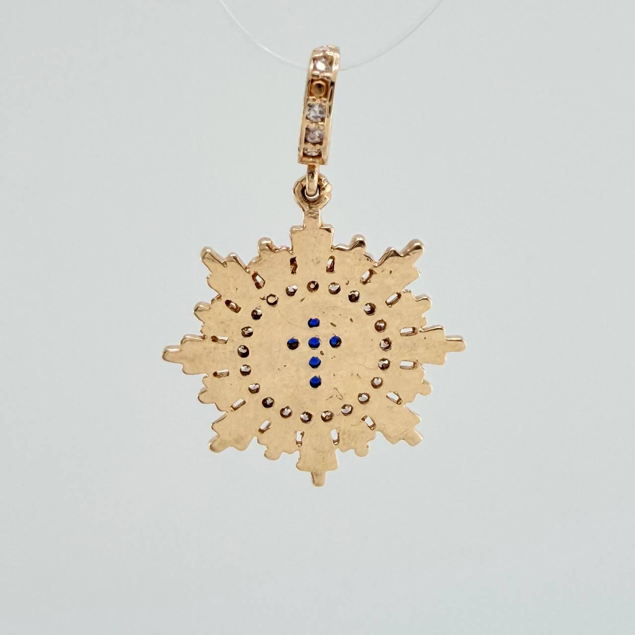 Dije Fragmento Cruz 2.35gr / 1 in / Oro Amarillo 18K &