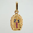 Our Lady of Guadalupe Pendant 1.25gr / 3/4 in / Yellow Gold 18K &