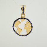 Dije Silueta Tierra 2gr / 1 in / Oro Amarillo 18K &