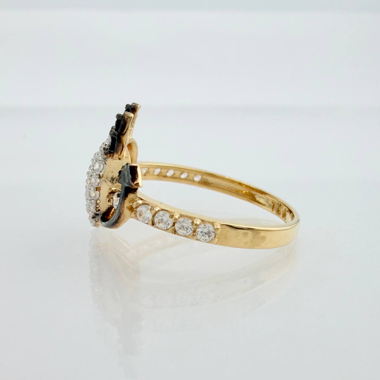 Devil Heart Ring 2.55gr / T6 / Three-Tone Gold 18K &
