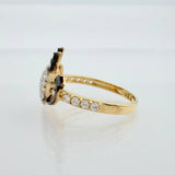 Devil Heart Ring 2.55gr / T6 / Three-Tone Gold 18K &
