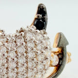 Devil Heart Ring 2.55gr / T6 / Three-Tone Gold 18K &
