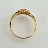 Crown Ring 1.7gr / T6 1/4 / Yellow Gold 18K &
