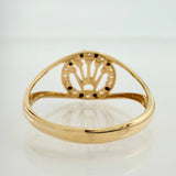 Crown Ring 1.7gr / T6 1/4 / Yellow Gold 18K &