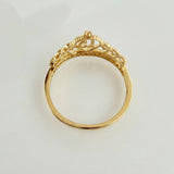 Anillo Corona 15s 2.15gr / T7 / Oro Amarillo 18K &