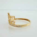 Anillo Corona 15s 2.15gr / T7 / Oro Amarillo 18K &