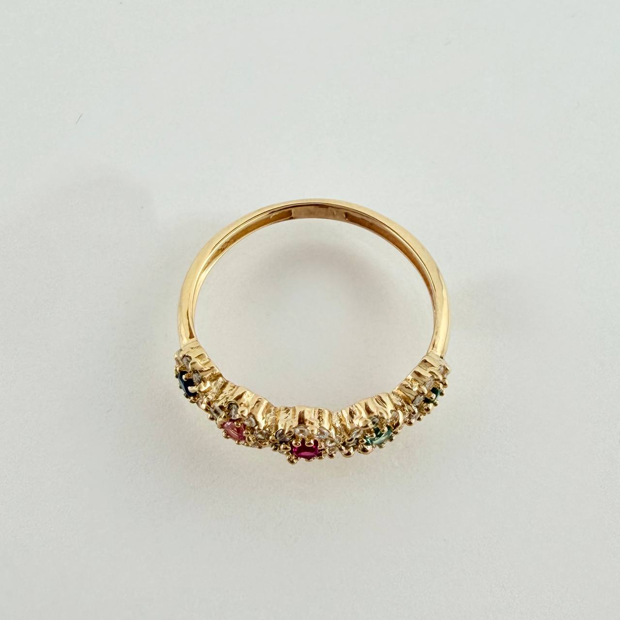Anillo Churumbela Tupido 2gr / T6 / Oro Amarillo 18K &