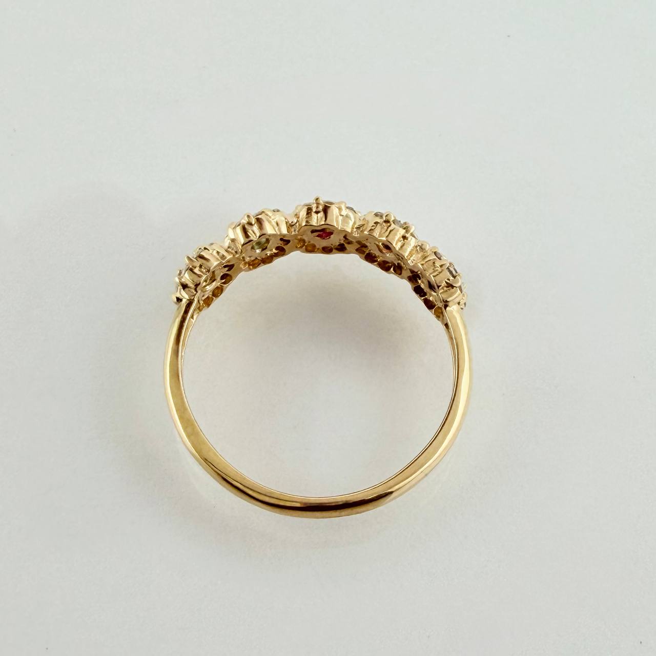 Anillo Churumbela Tupido 2gr / T6 / Oro Amarillo 18K &