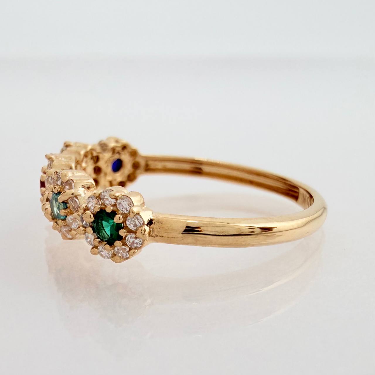 Anillo Churumbela Tupido 2gr / T6 / Oro Amarillo 18K &