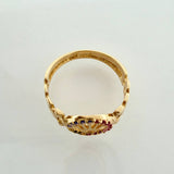 Anillo Correa Corona 2.45gr / T6 1/4 / Oro Amarillo 18K &