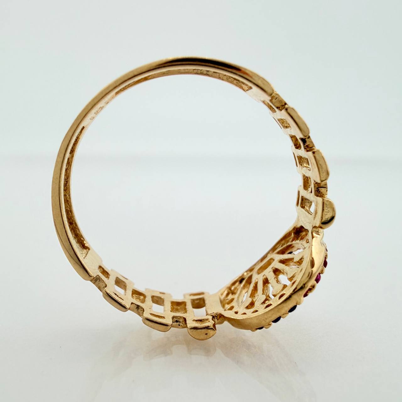 Anillo Correa Corona 2.45gr / T6 1/4 / Oro Amarillo 18K &