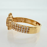 Anillo Corona 2.85gr / T5 1/2 / Oro Amarillo 18K &