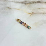 Charm Family 1.3gr / 3.5cm / Colored Zircons Yellow Gold ©