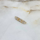 Charm Jesus 0.95gr / 2.5cm / White Zirconia Two Yellow White Gold ©