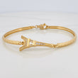 Pulso Paris Reticulado 10.55gr / 7 3/4 in / 3.55mm Oro Amarillo 18K &