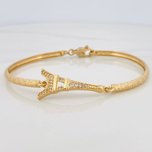 Pulso Paris Reticulado 10.55gr / 7 3/4 in / 3.55mm Oro Amarillo 18K &