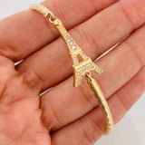 Pulso Paris Reticulado 10.55gr / 7 3/4 in / 3.55mm Oro Amarillo 18K &
